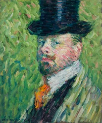 Autoportret z kapeluszem