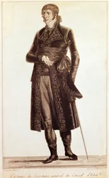 Kostium sekretarza generalnego Rady Stanu, ok. 1804-10