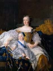 Maria Leszczyńska z Ludwikiem, Delfinem z Francji