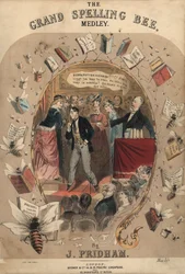 The Grand Spelling Bee Medley, okładka nutowa (kolor lito)