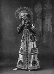 Anna Pavlova 1881-1912, rosyjska tancerka baletowa, 1911-1912.