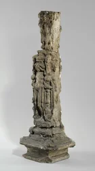 Jedna z 9 makiet do kominka Sama Wilsona, ok. 1908-14 (gips i szelak)