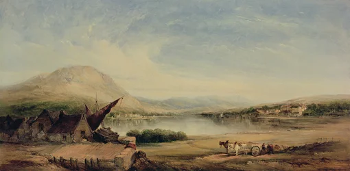 Widok na jezioro, XIX wiek