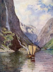Gudvangen, fiord Sogne