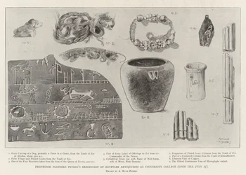 Wystawa starożytności egipskiej profesora Flindersa Petriego w University College (otwarta do 27 lipca)