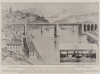 Nowy most High-Level w Newcastle-on-Tyne (największy od czasu mostu Forth), jak będzie wyglądał po ukończeniu