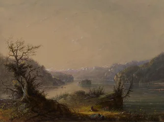 Scena nad jeziorem