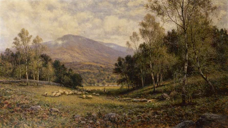 Blisko Betws-Y Coed (olej na płótnie)