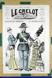 Okładka „Le Grelot”, numer 167, Satyryka w Kolorach