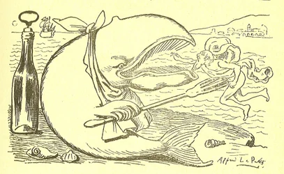Ilustracja Alfreda Le Pete (1841-1909) w Gros-Jean i jego uzdrowieniu