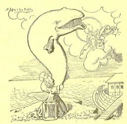 Ilustracja Alfreda Le Pete (1841-1909) w Gros-Jean i jego uzdrowieniu