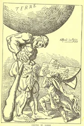 Ilustracja Alfreda Le Pete (1841-1909) w Gros-Jean i jego parafii