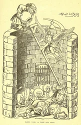 Ilustracja Alfreda Le Petité (1841-1909) w Gros-Jean i jego parafii