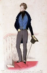La Mode, styczeń, luty, marzec 1830, lit. Lemercier, Tom II