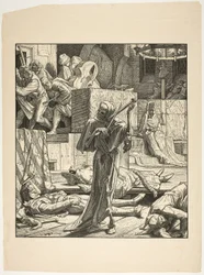 Śmierć dusicielka, pierwszy wybuch cholery na balu maskowym w Paryżu, 1831