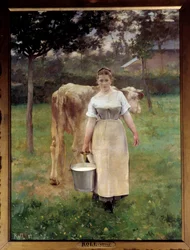 Manda Lamétrie, służąca folwarczna, 1887, 2,14 x 1,61 m, Paryż, Musée d