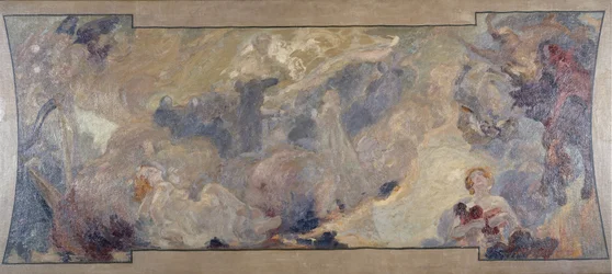 Szkic do Petit Palais, galerie sud: La musique fantastique, między 1906 a 1917 (płótno, olej)