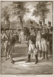 Spotkanie Waszyngtona i Rochambeau, pub. 1896