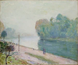 Zakręt rzeki Loing, 1896