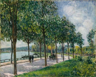 Aleja kasztanowców, 1878