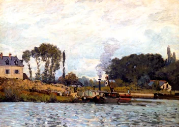 Łodzie na kanale, 1873