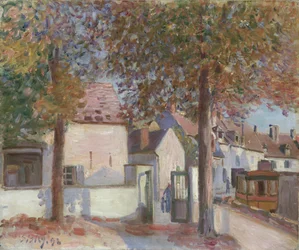 „Moret-sur-Loing Rue de Fosses”, 1892