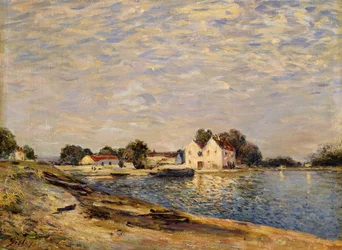 Saint-Mammes, nad brzegami Loing; Saint-Mammes, brzegi Loing, 1884