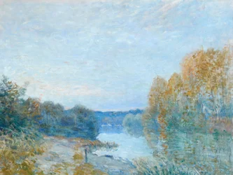 Soleil Couchant, Jesienny wieczór nad rzeką
