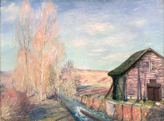 Wiosna na wsi, obrzeża Moret
