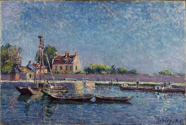 Śluza w Saint-Mammès