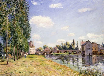 Most Moret latem, 1888 r.