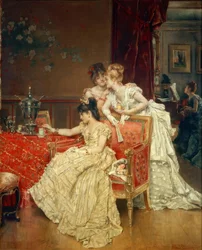 Alfred Stevens, Filiżanka herbaty