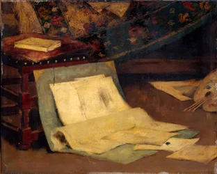 Narożnik pracowni artysty, 1849-1924.