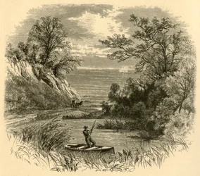 „Przebłysk jeziora Michigan”, 1874.