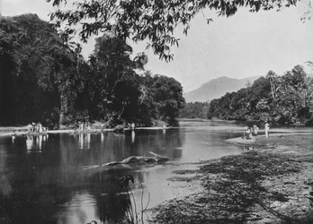 Rzeka w Ratnapura, c1890, 1910