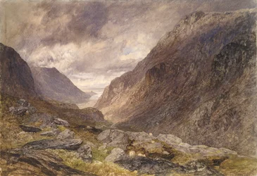 Przełęcz Llanberis, ok. 1853 r.