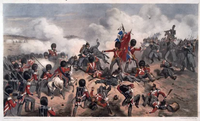 Scena z bitwy o Almę 20 września