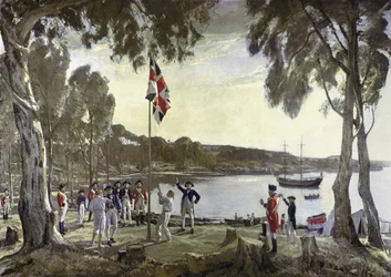 Założenie Australii przez kapitana Arthura Phillipa, 26 stycznia 1788