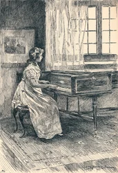„Ilustracja do Johna Halifaxa, dżentelmena”, c1897