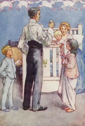 Mr Darling tylko udawał (litografia kolorowa)