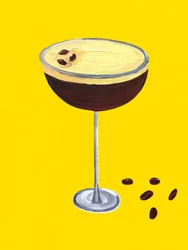 Wyrazisty koktajl espresso