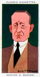 Guglielmo Marconi, włoski wynalazca, 1926.