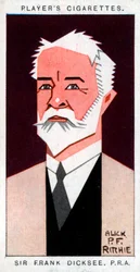 Sir Francis Bernard Dicksee, malarz brytyjski, 1926.