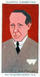 Sir William Orpen, malarz brytyjski, 1926.