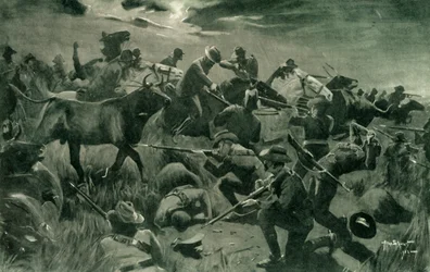 „Brilliant Defense by Nowozelandczycy w Holspruit, 25 lutego 1902”, 1902.