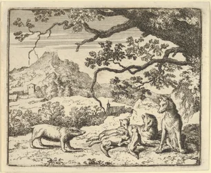 Renard otrzymuje nowy cytat od Borsuka, 1650-75.
