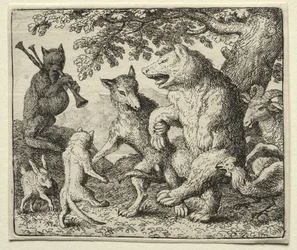 Reynard the Fox: Wilk i niedźwiedź świętują swoją wolność.