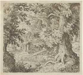 Potok w lesie, XVII wiek.