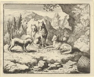 Kot wzywa Renarda do stawienia się przed Trybunałem, 1650-75.