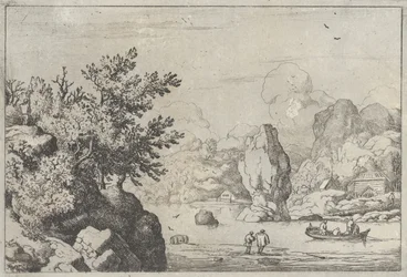 Skała na środku rzeki, XVII w., XVII w.